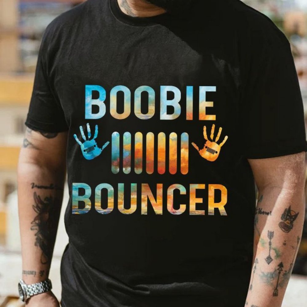 Jeep T shirt, Boobie Bouncer Jeep Tee shirts, Jeep Lovers Tee, Jeep Shirt